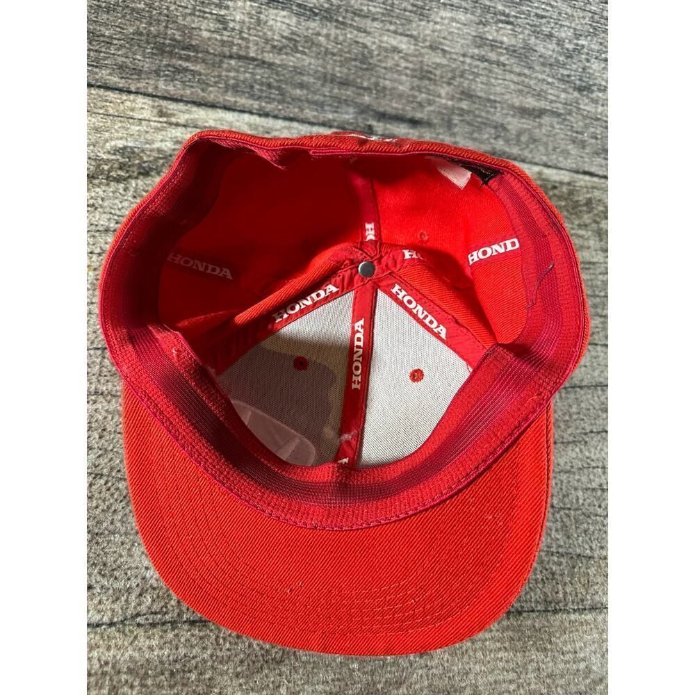 Honda Red Hat Eefect Automotive Car Gearhead Cap L/XL size fitted - Picture 7 of 8